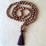 Olive Wood and Tigers Eye, Necklace - Traditional Style